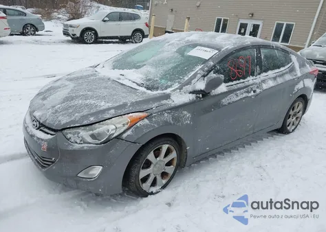 2013 Hyundai Elantra Limited из США, поврежденный, VIN 5NPDH4AE9DH381870